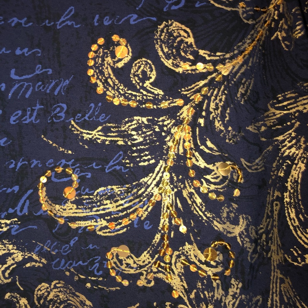 Ruby Rd Sequin Top - Picture 2 of 5